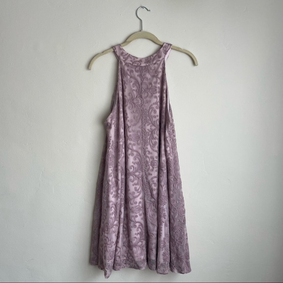 Francesca’s Lilac/Purple Embroidered Dress - Picture 7 of 8